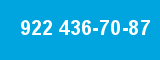 922 436-70-87